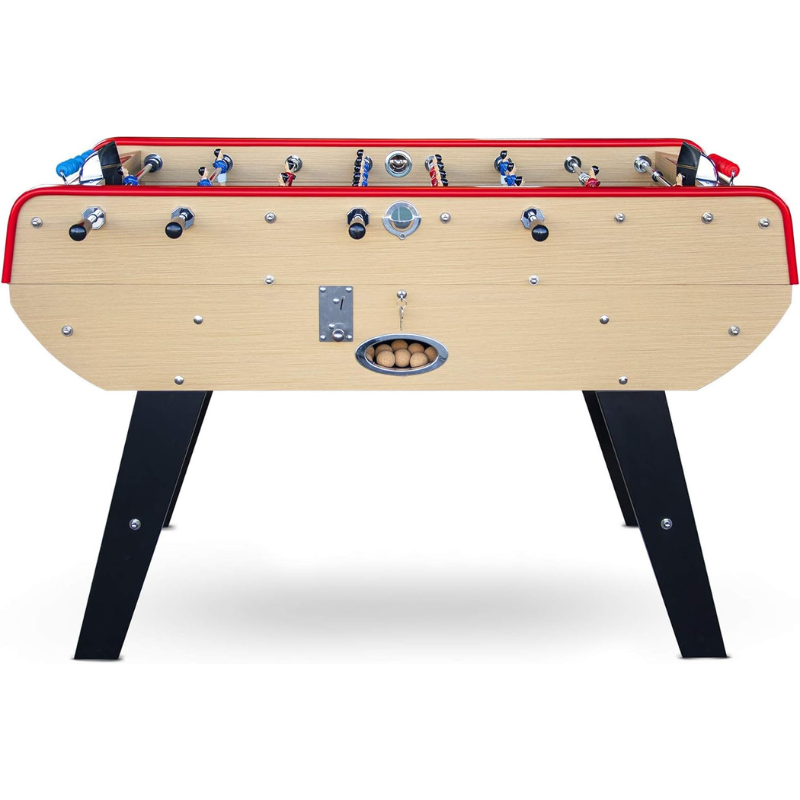 Baby-foot Rétro Bistrot - Table de Jeu avec Accessoires (Balles, Manettes, Scoreurs)